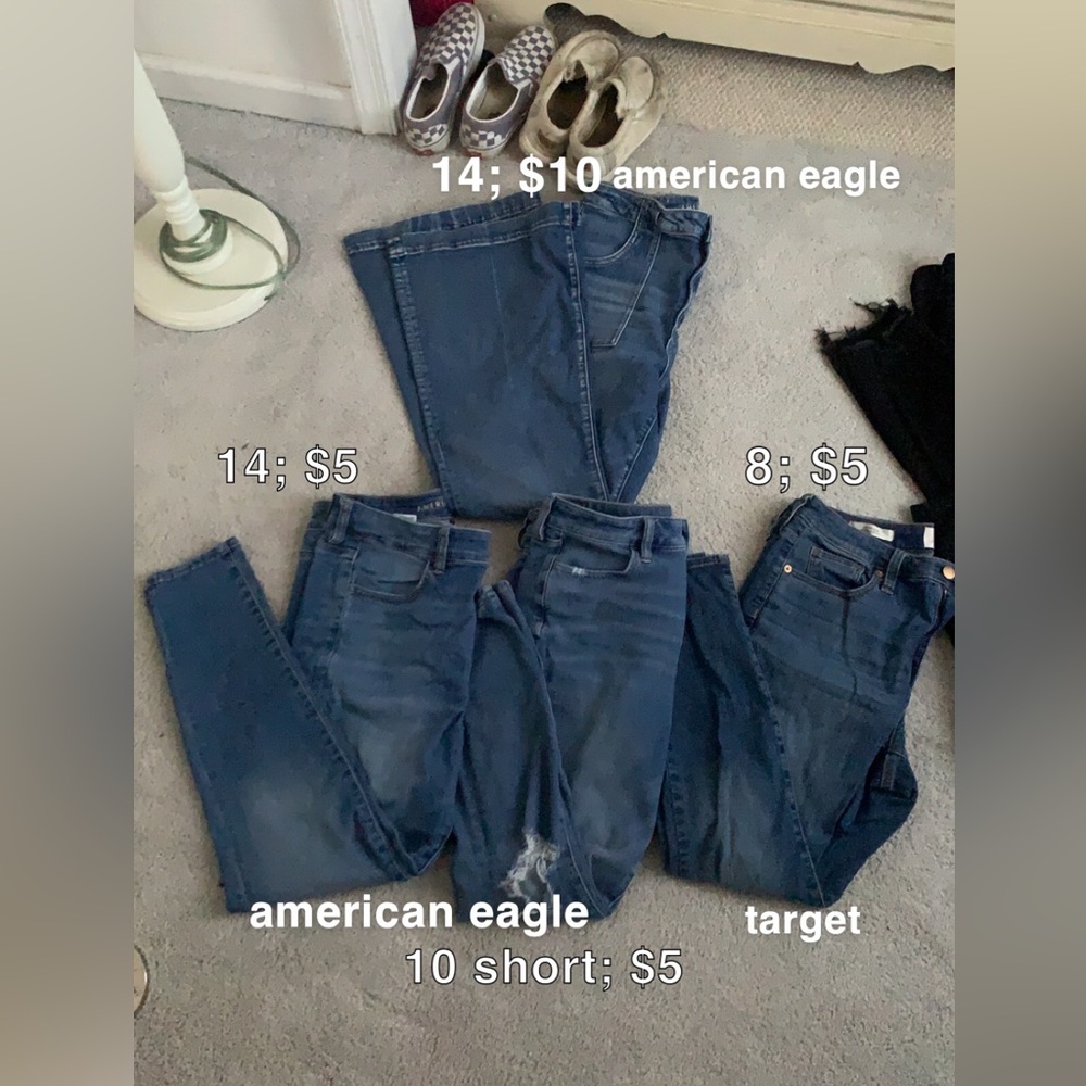 AMERICAN EAGLE JEANS HAUL!!!!